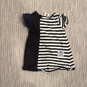 Kids Striped Black and White Dress (12-18 months)